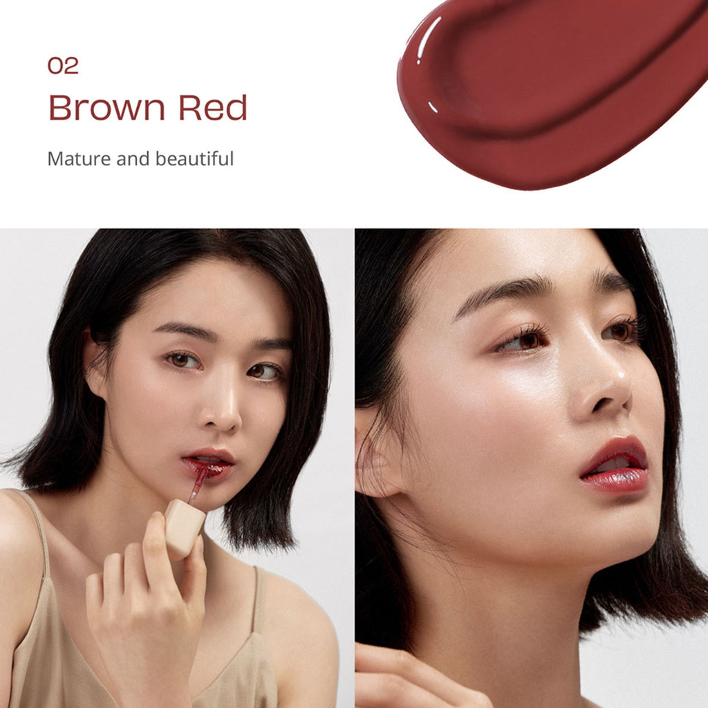 Glowy Ampoule Tint - #Brown Red
